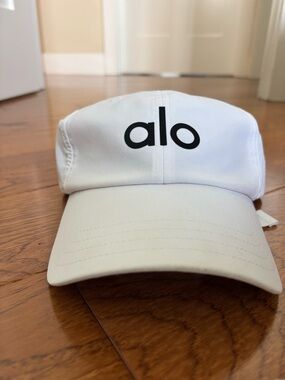 ALO Yoga White Logo Cap